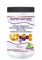 Collagen Glucosamine Curcuma Magnesium MSM Zinc Hyaluronic Acid Silicon Vitamins